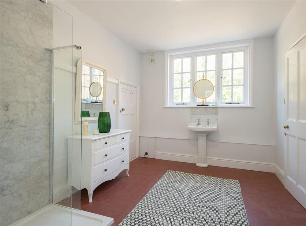 Shower room at Gresham Hall, 