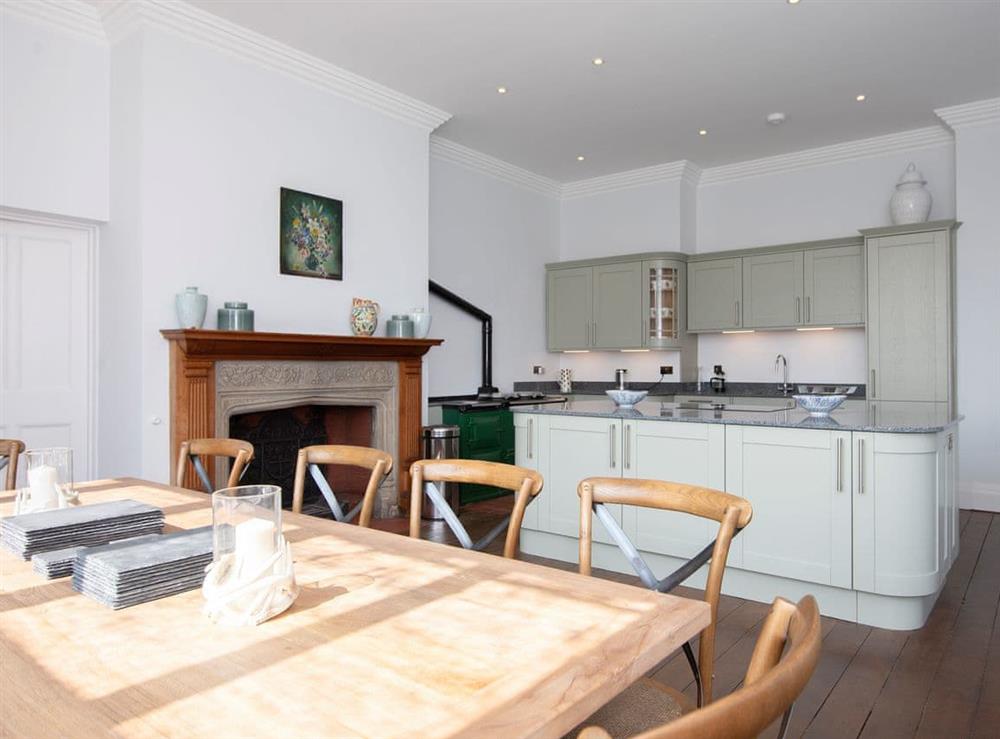 Spacious kitchen and dining area at Gresham Hall, 