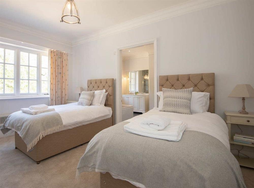 Tranquil bedroom at Gresham Hall, 