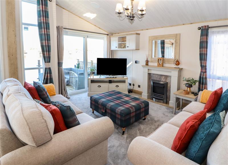 Relax in the living area at Gressingham 7, Warton near Carnforth