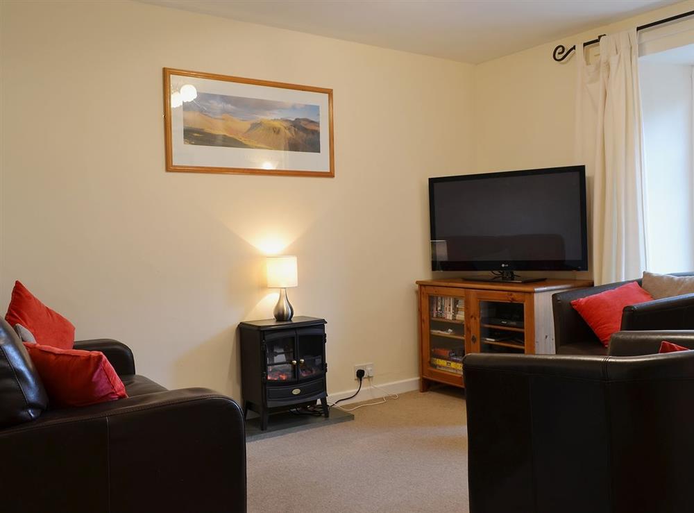 Living room at Greta Side Court Apartments no 1 in Keswick, Cumbria