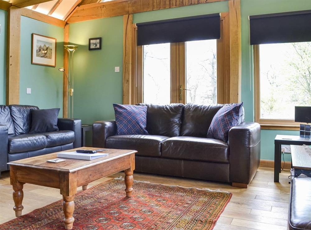 Living room at Greve Cottage in Montrose, Aberdeenshire