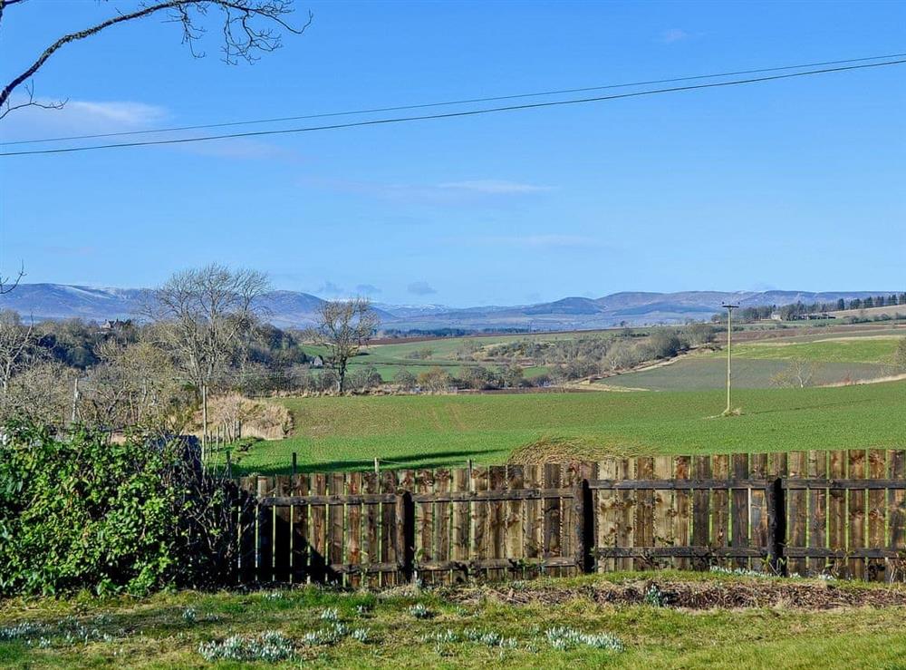 View at Greve Cottage in Montrose, Aberdeenshire