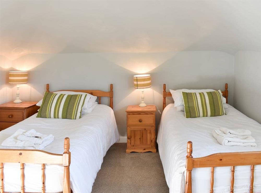 Twin bedroom at Grey Walls in Penrith, Cumbria