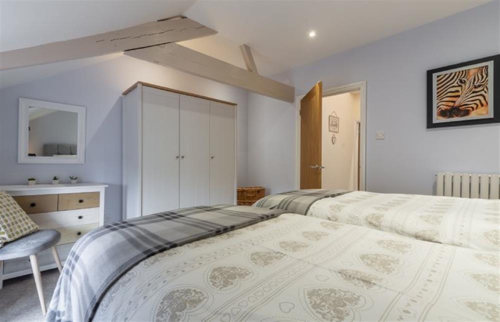 First floor: Bedroom two at Greyhound Cottage, Sculthorpe near Fakenham