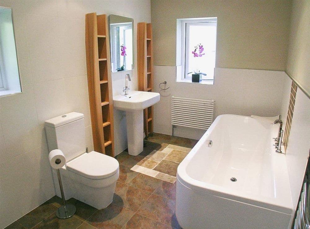 Bathroom at Greystones in Conistone, Grassington, N. Yorks., North Yorkshire