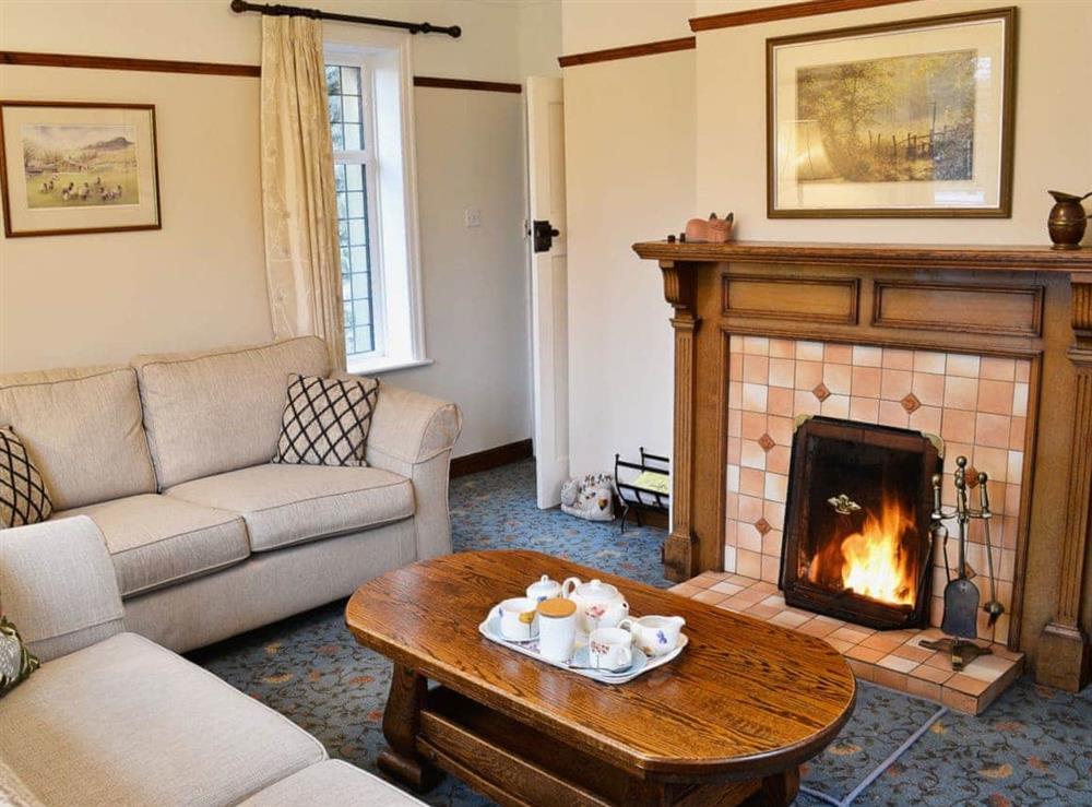 Living room at Greystones in Conistone, Grassington, N. Yorks., North Yorkshire