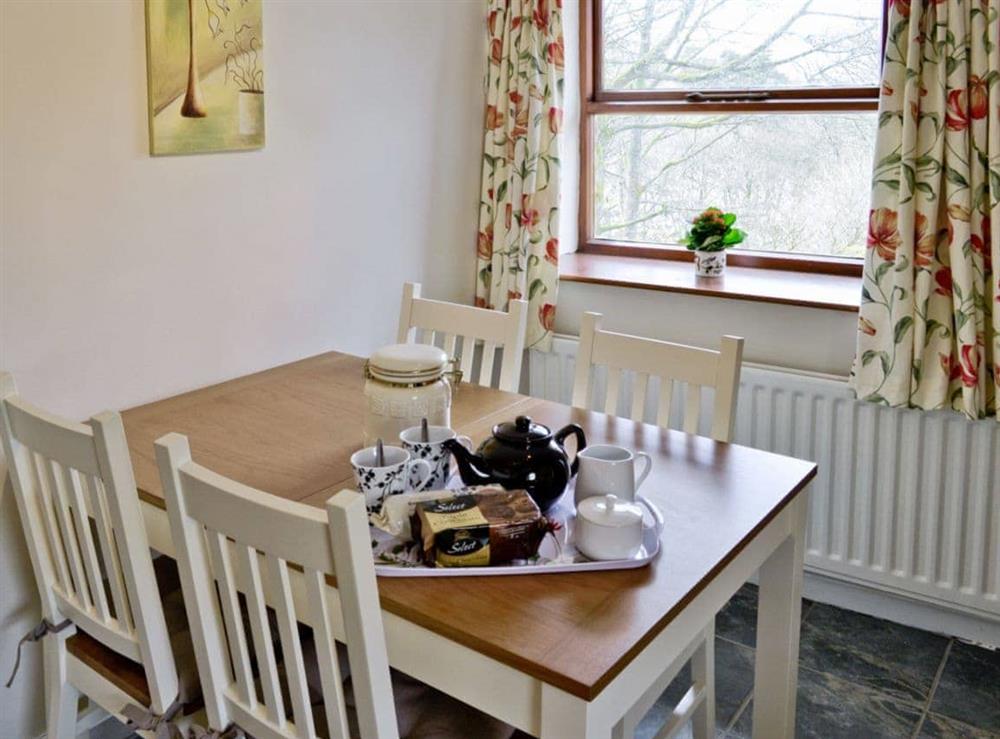 Dining Area at Greystones Cottage in Simonstone, Nr Hawes, Yorkshire Dales