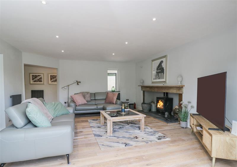 The living room at Greystones, Upton St Leonards