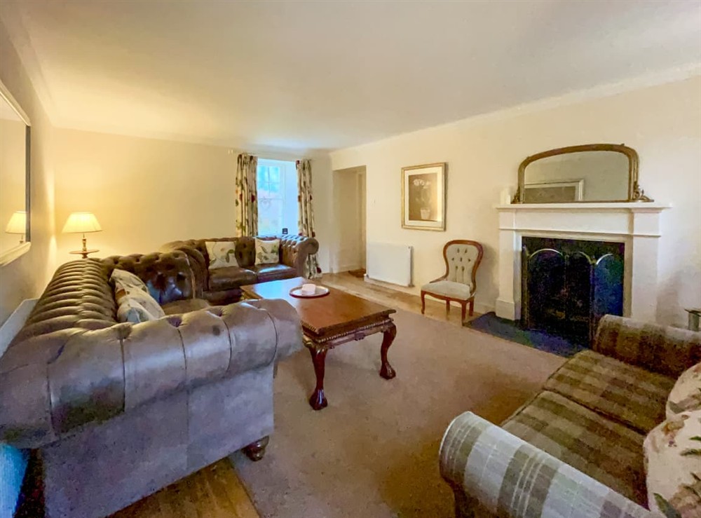 Living area at Grieves Cottage in Cupar, Fife
