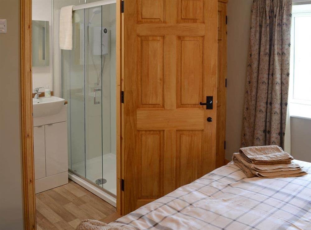 En-suite at Grieves Cottage in Portmahomack, near Tain, Ross-Shire