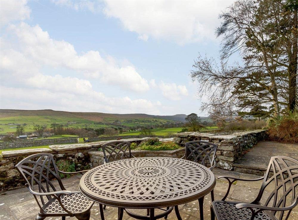 Sitting-out-area at Griff Head Cottage in Melmerby, N. Yorkshire., North Yorkshire