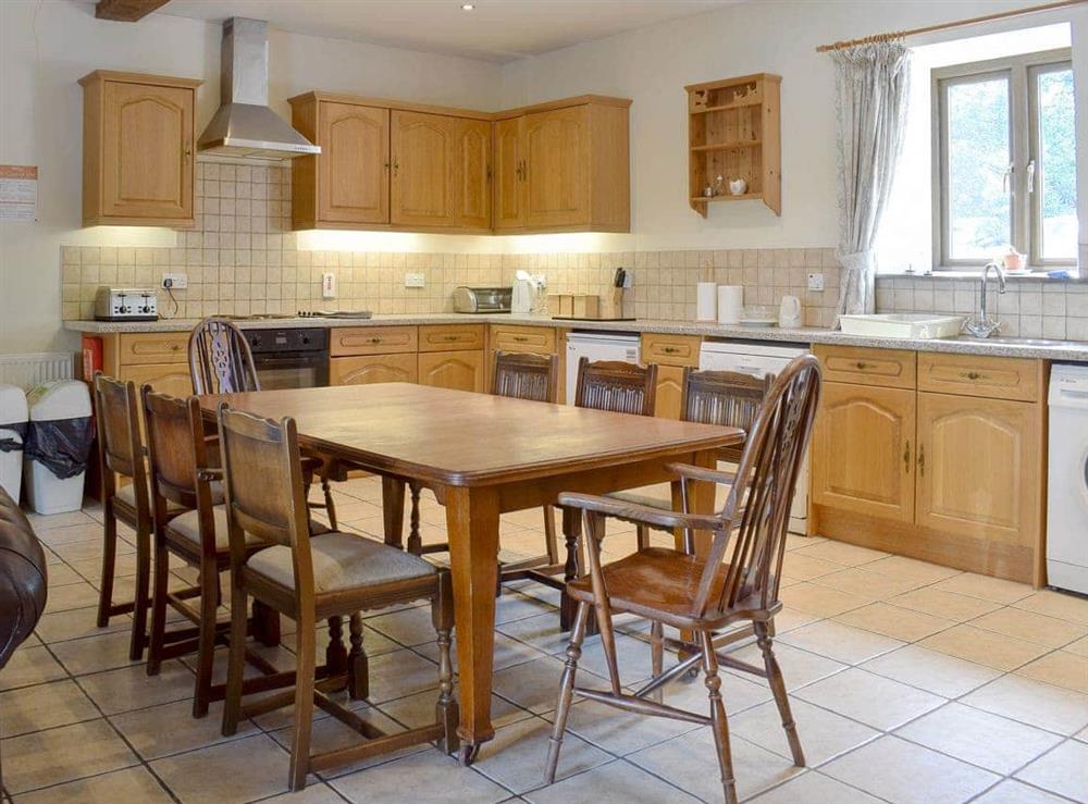 Delightful kitchen/dining area at Grisedale Coach House in Threshfield, near Grassington, North Yorkshire