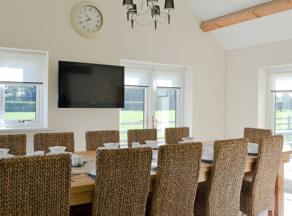 Dining Area at Groes Faen-Bach Farmhouse in Holywell, Clwyd