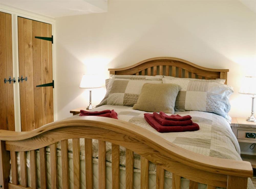 Double bedroom at Golygfar Mynydd, 