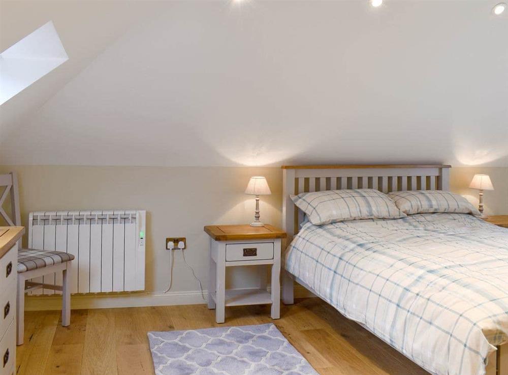 Comfortable double bedroom (photo 3) at Grooms Bothy in Nenthorn, near Kelso, Roxburghshire