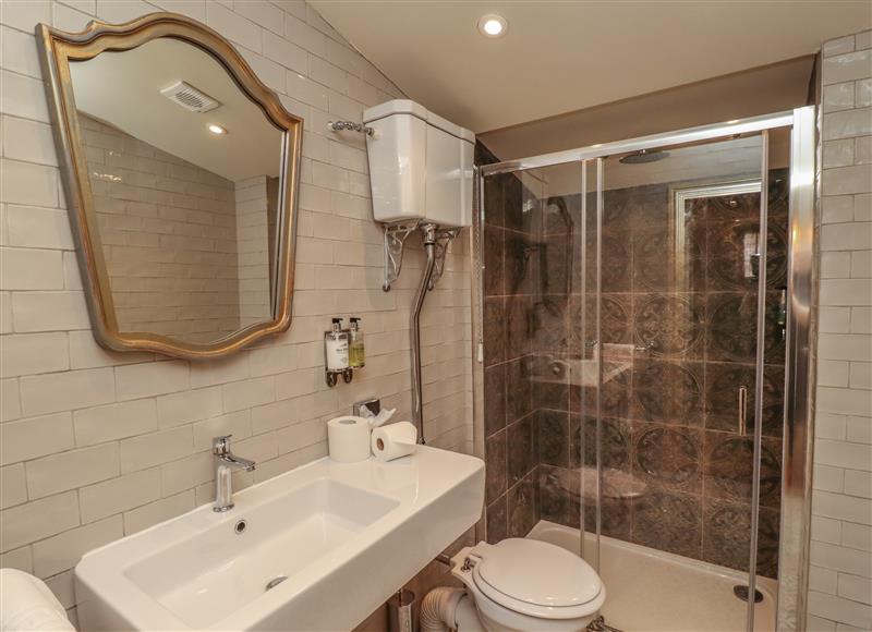 This is the bathroom at Grooms Cottage, Belsay near Morpeth