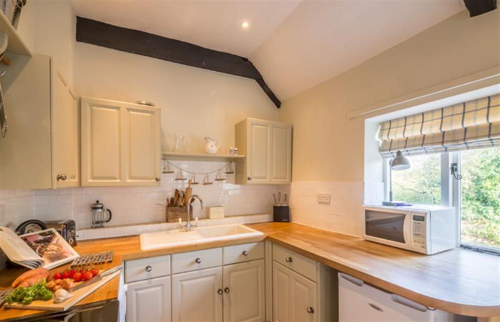 First floor: well-equipped Kitchen  at Grooms Cottage (Brancaster), Brancaster near Kings Lynn