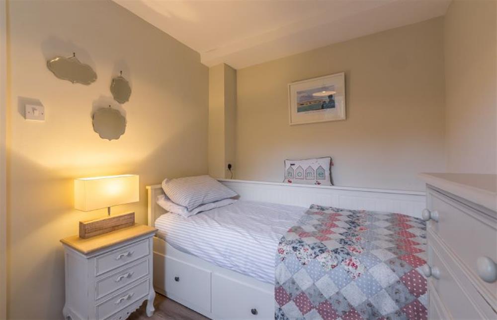 Ground floor: Bedroom three, single room with option of truckle bed at Grooms Cottage (Brancaster), Brancaster near Kings Lynn