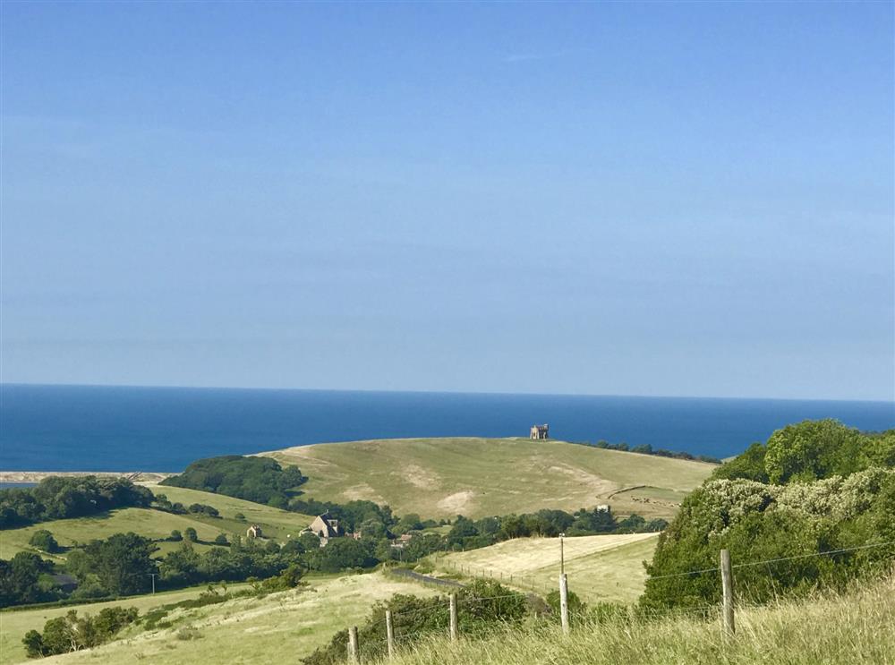 A view of The Fleet and iconic St Catherine’s Chapel above