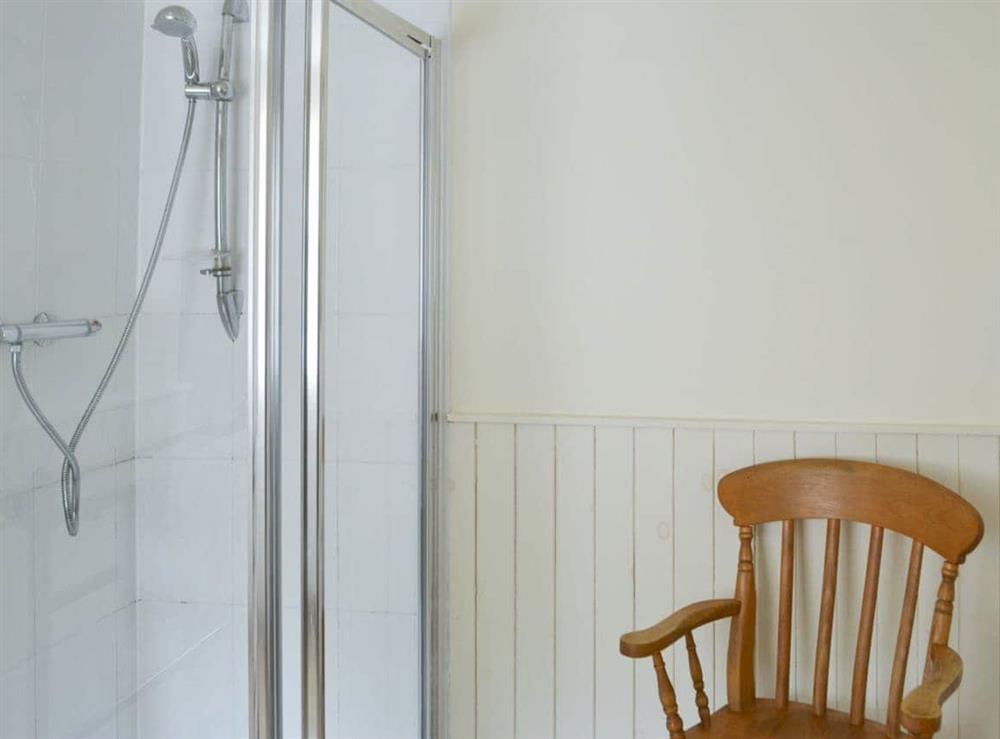 Shower room at Grooms Cottage in Soppit Farm Cottages, Elsdon, Northumberland