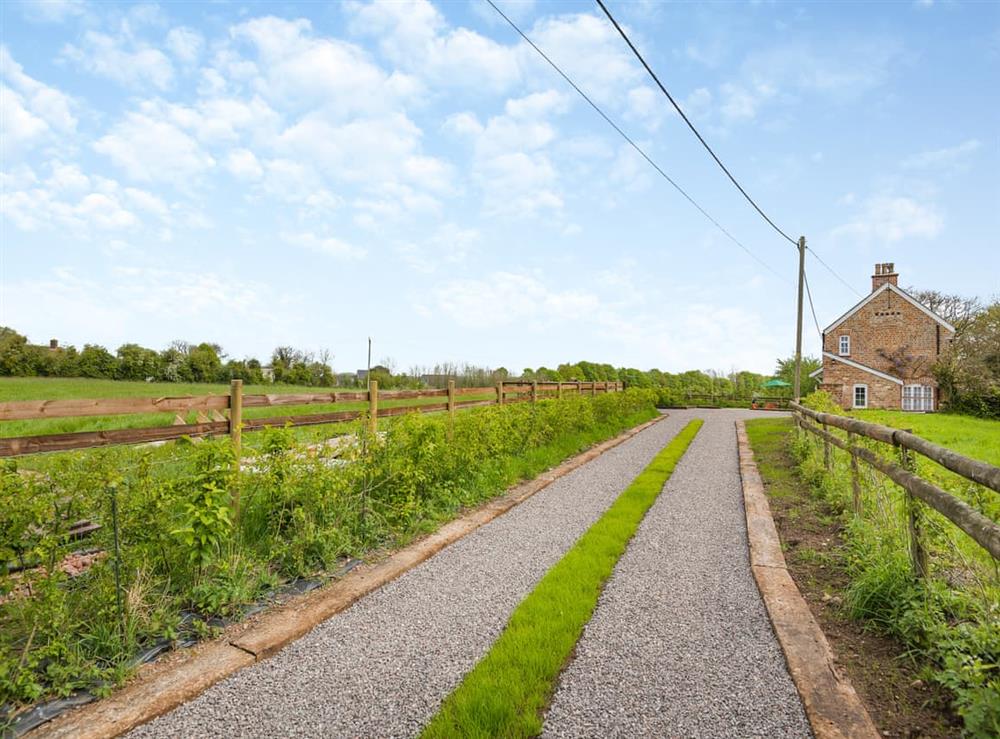 Driveway at Grooms Cottage in Westbury-on-Severn, Gloucestershire