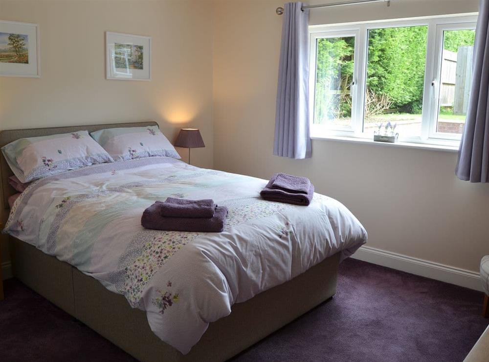 Double bedroom at Grove Bungalow in Dallinghoo, near Woodbridge, Suffolk