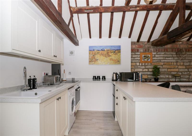 This is the kitchen at Grove Cottage, Deerhurst near Tewkesbury