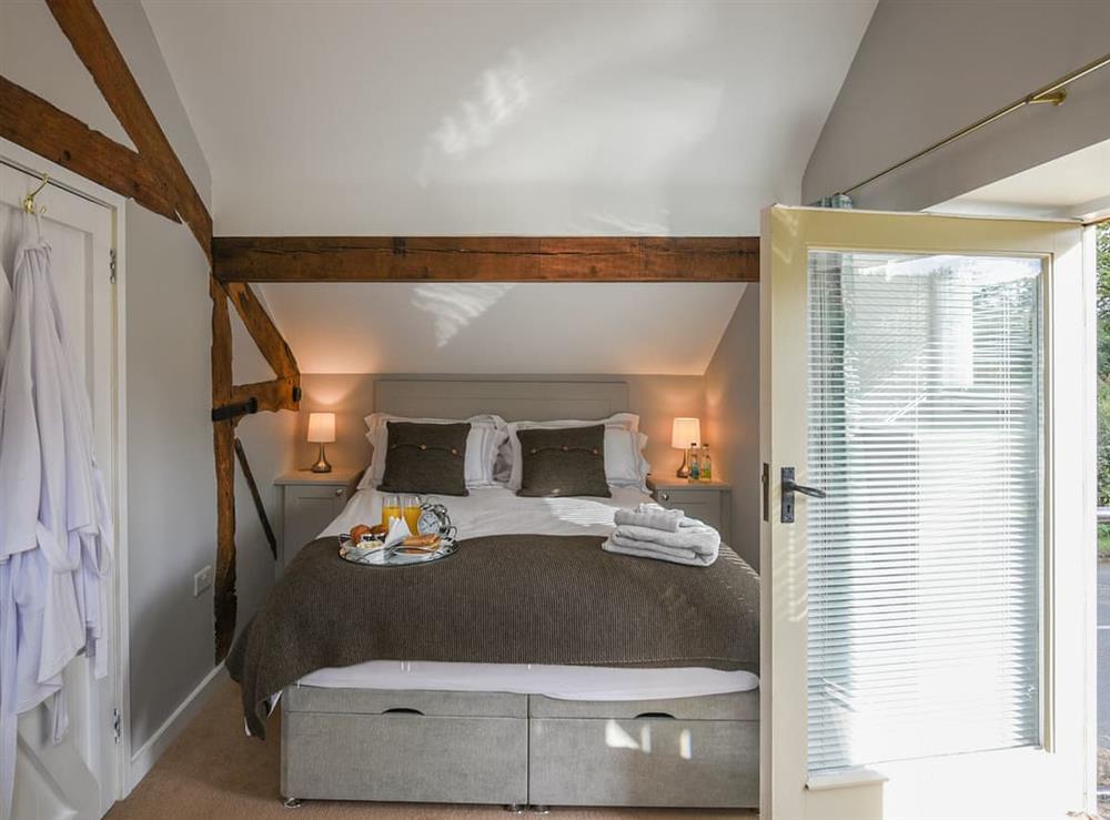 Double bedroom at Grove Farm Cottage in Condover, Shropshire