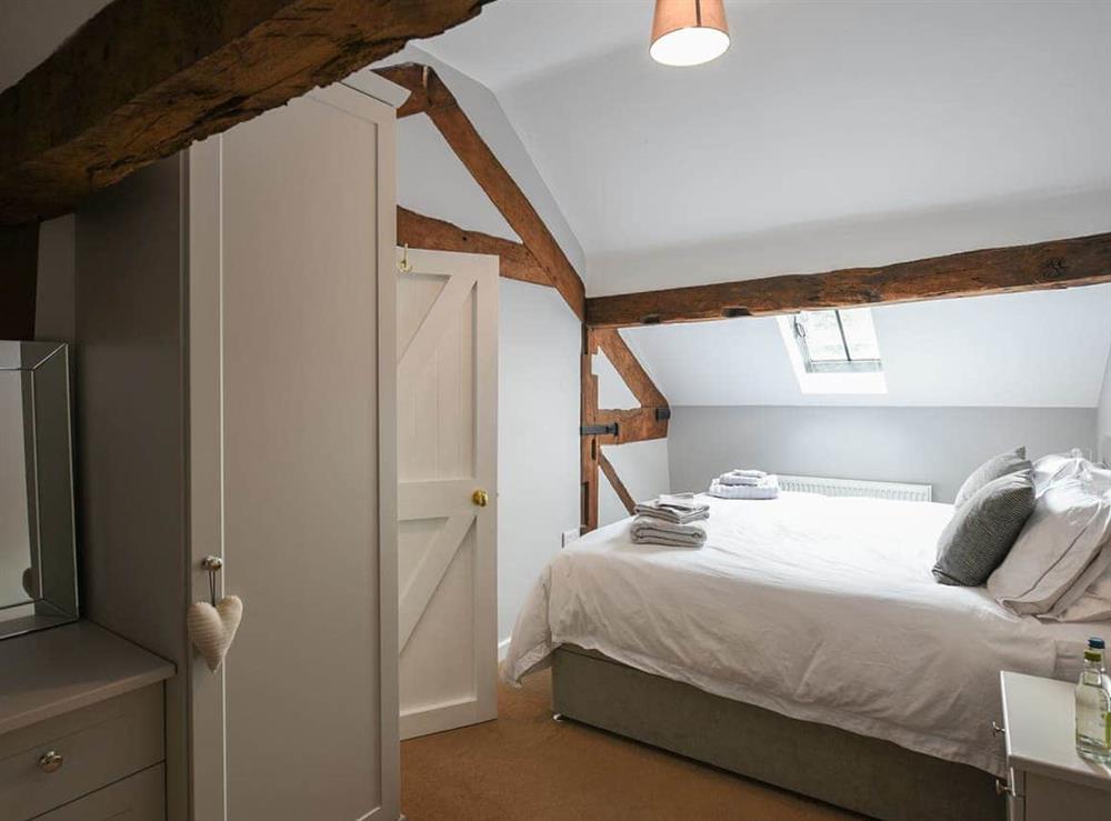 Twin bedroom at Grove Farm Cottage in Condover, Shropshire