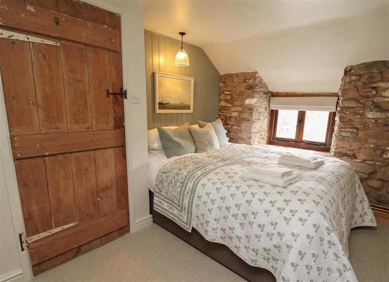 One of the bedrooms at Groveside, Glasbury