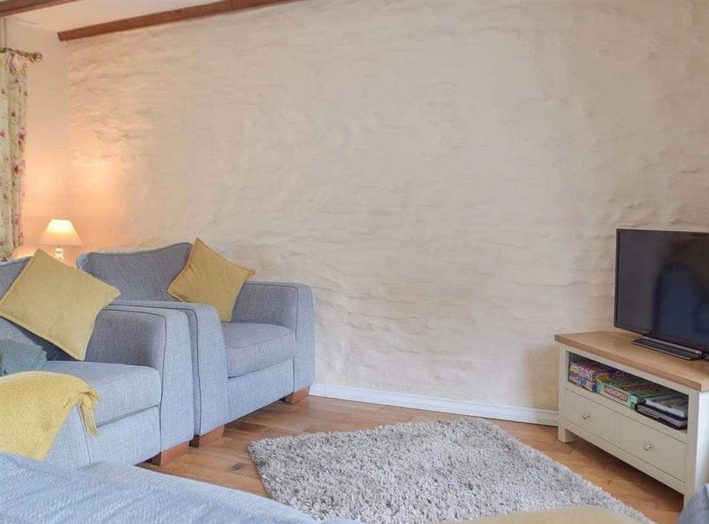 Living room at Guildford Bridge Cottage in Llangwm, near Haverfordwest, Dyfed
