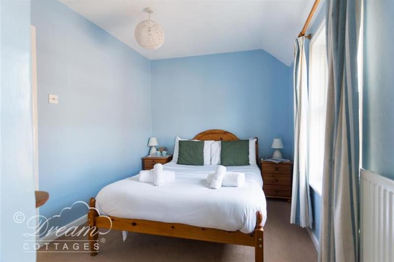 Double bedroom at Guinea Cottage, Weymouth, Dorset