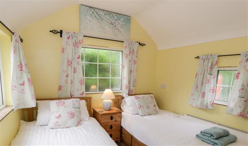 One of the 2 bedrooms at Gull Cottage, Hermon near Newborough