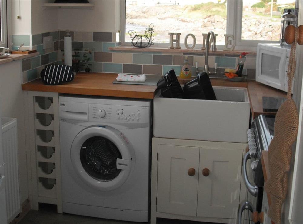Kitchen at Gull Cottage in Lendalfoot, Ayrshire