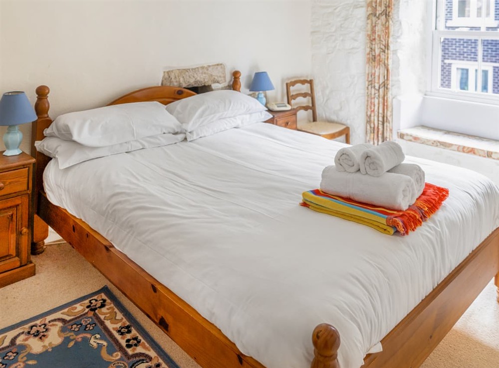 Double bedroom at Gull Cottage in Penzance, Cornwall