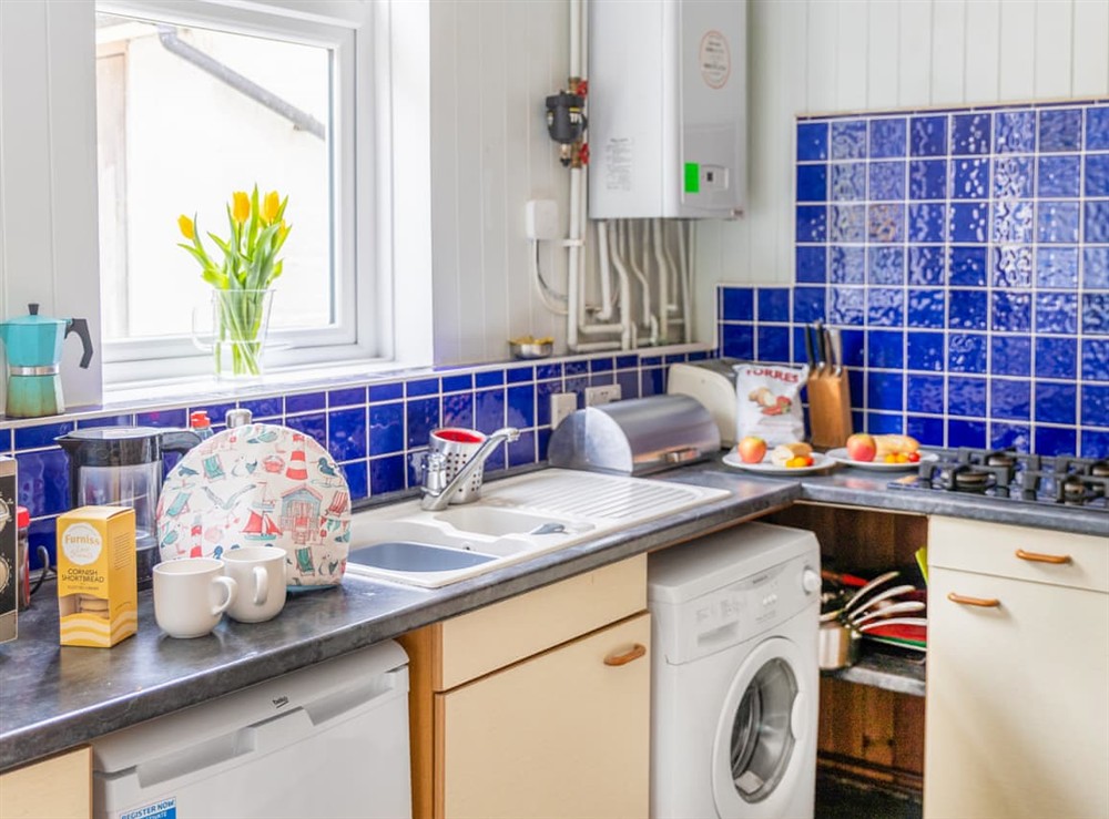 Kitchen at Gull Cottage in Penzance, Cornwall