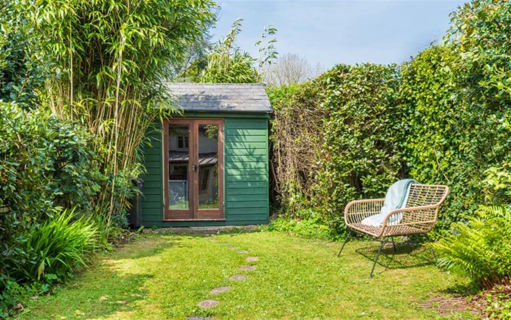 Peaceful hideaway at the end of the garden.  at Gull Cottage in Slapton