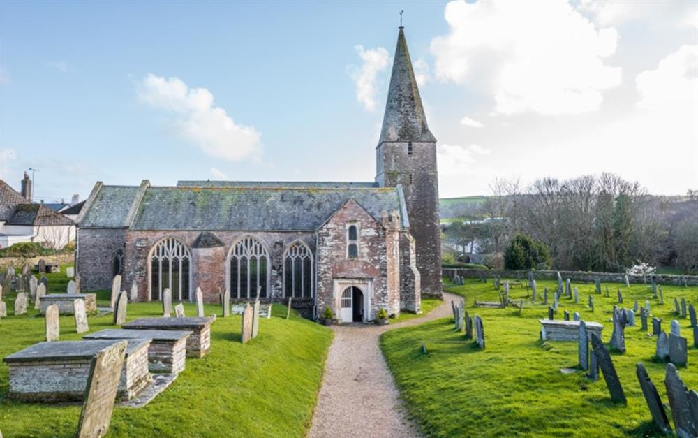 Slapton village is steeped in history and this beautiful church sits