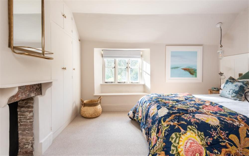 The  beautiful bedroom at Gull Cottage in Slapton