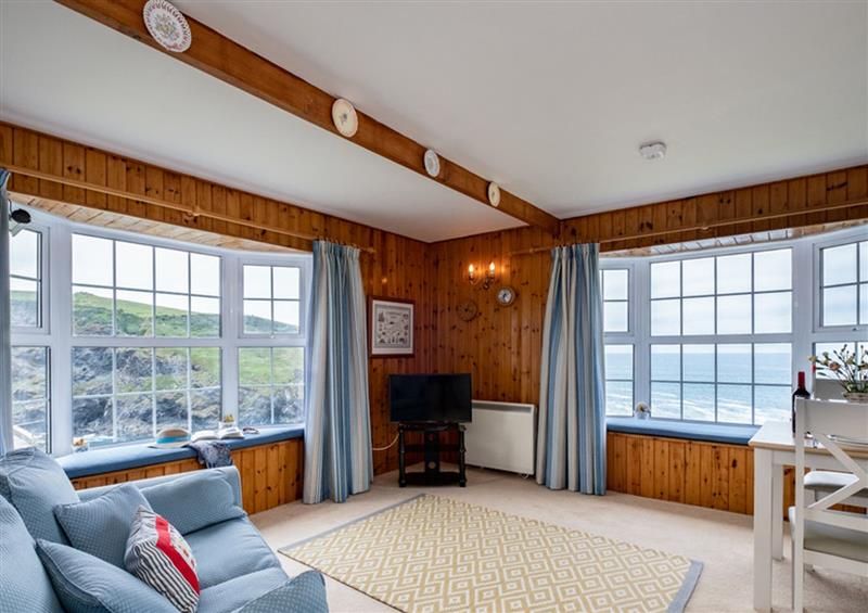 The living area at Gulland, Port Isaac