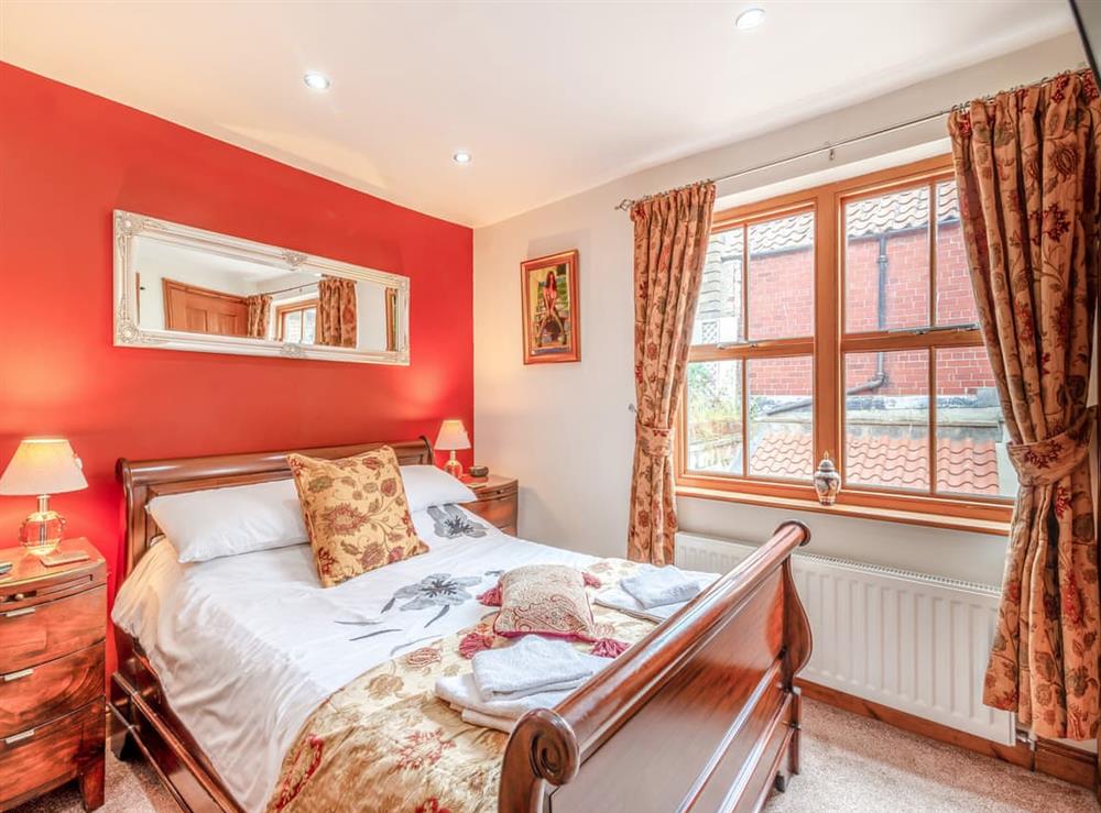 Double bedroom at Gulls Cry Cottage in Whitby, North Yorkshire