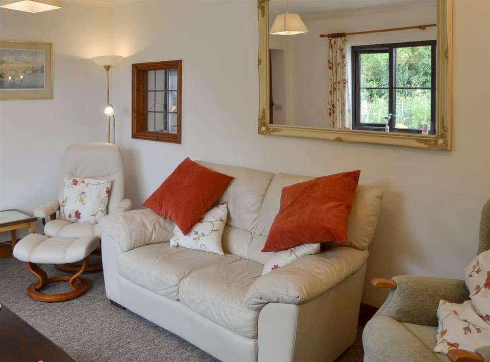 Living room at Gulls Nest in Morston, Norfolk