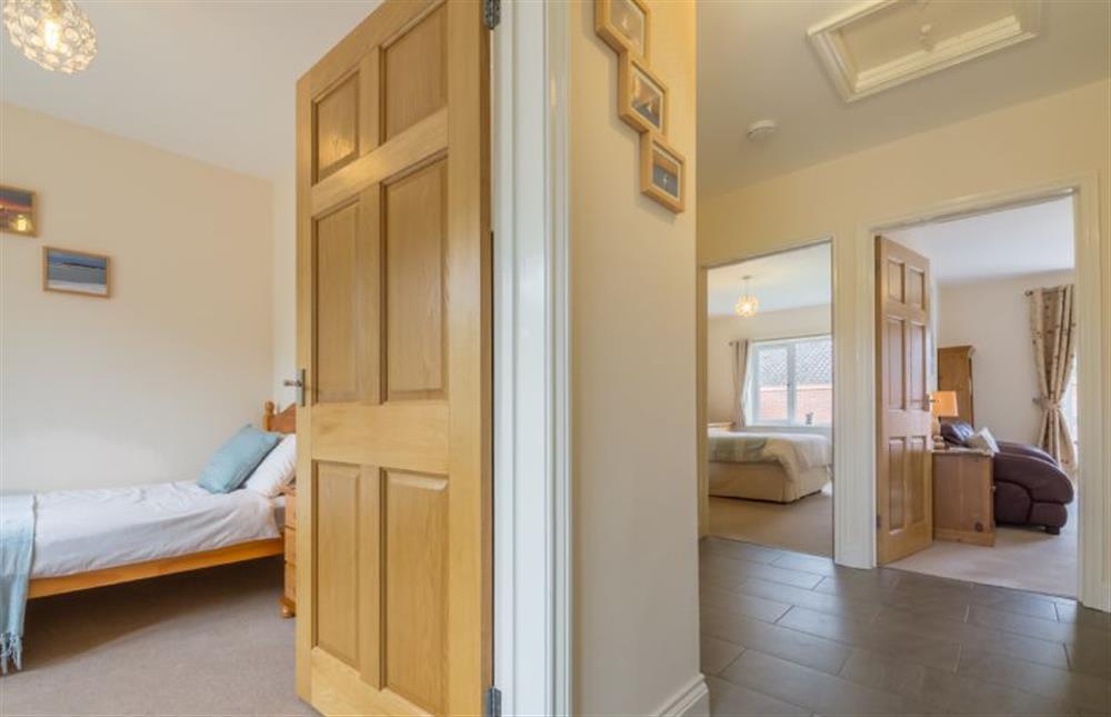 Ground floor: Hallway and bedrooms at Gulls Nest, Wells-next-the-Sea