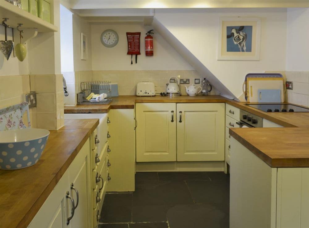 Kitchen at Gumburnville in Helstone, Camelford, Cornwall
