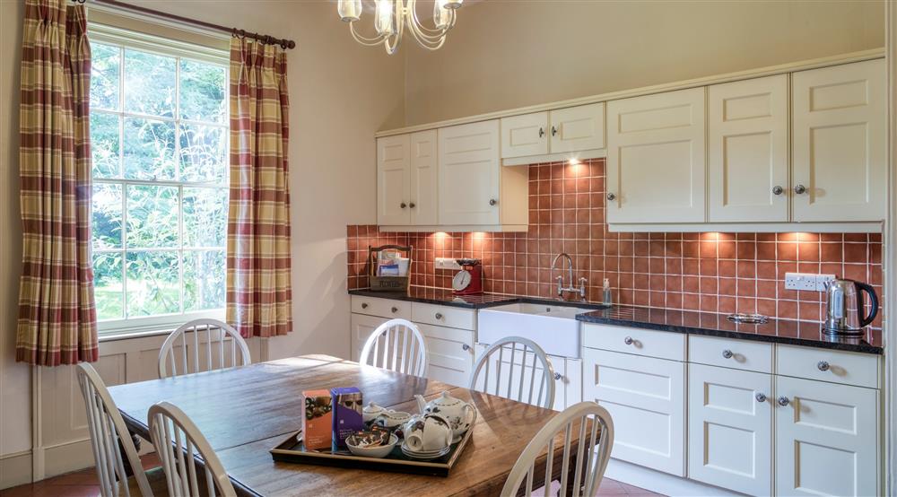 The kitchen at Gunby Old Rectory in Skegness, Lincolnshire