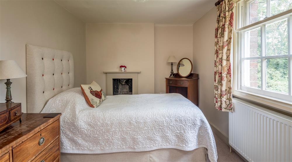 The single bedroom at Gunby Old Rectory in Skegness, Lincolnshire