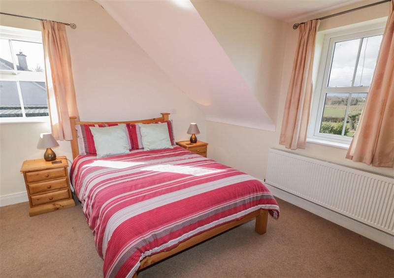 One of the bedrooms at Gunns Cottage, Enniskillen