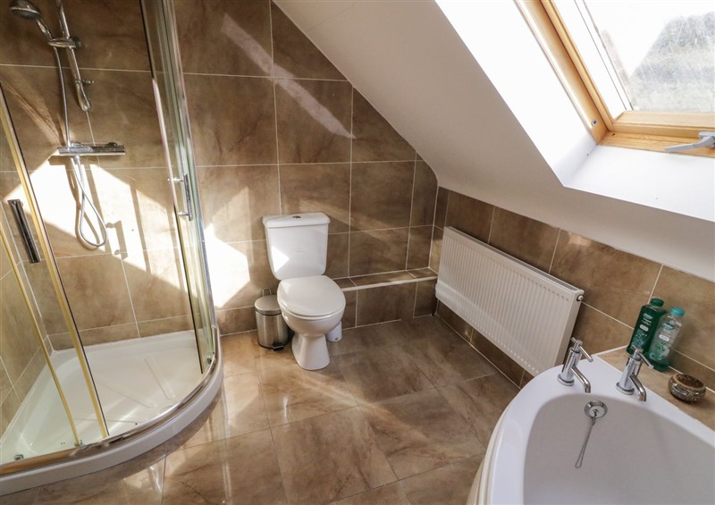 This is the bathroom at Gunns Cottage, Enniskillen