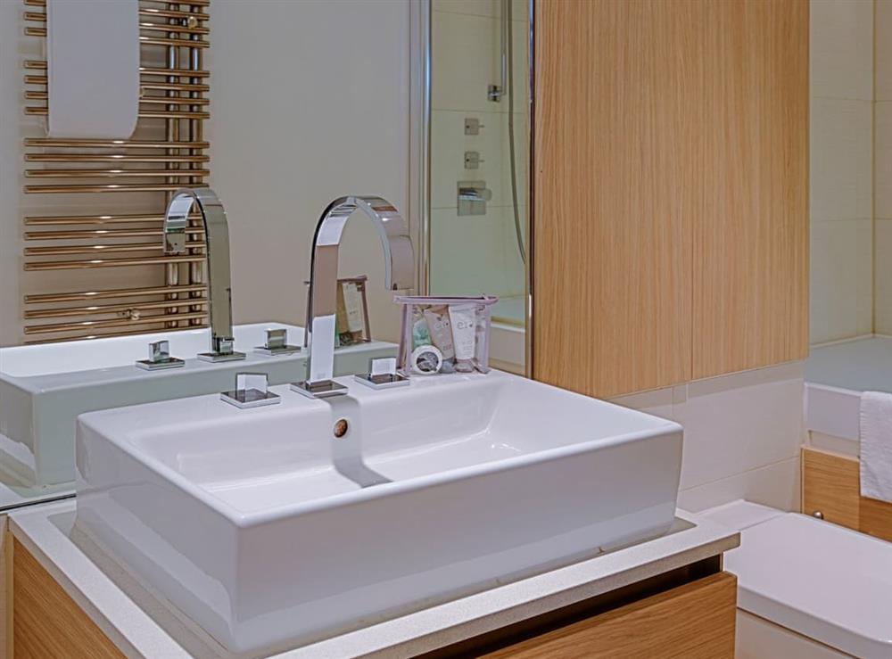 Bathroom with heated towel rail at No.1 The One Bedroom A, 